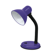 Светильник настольный под лампу СНО-02Ф на основании 60Вт E27 230В ФИОЛЕТОВЫЙ (мягкая упаковка)  4690612012810  IN HOME