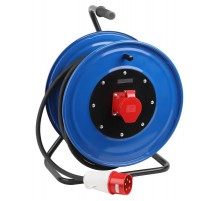 Удлинитель силовой IND380-RM-1e-5x4-50m-IP44 на 380В на катушке 1 розетка CEE 5P 50м КГ 5х4 32A IP44  Б0057308  ЭРА