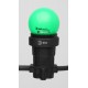 Лампы cветодиодные ERAGL45-E27 LED Р45-1W-E27 (диод. шар, зел., 4SMD, 1W, E27, для белт-лайт) (10/100/6000)  Б0049574  ЭРА