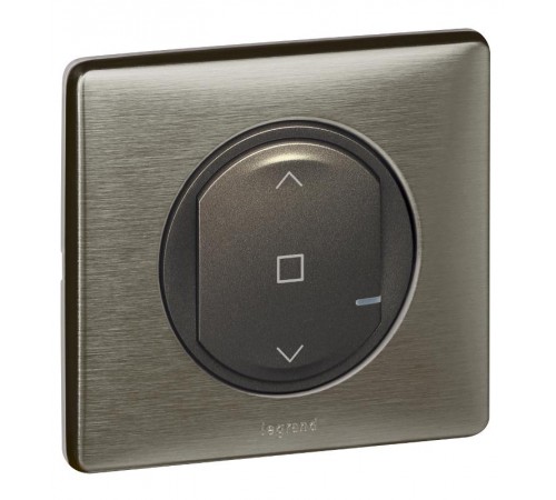 Выключатель рольставней Умный Celiane 500В.А 230В рамка вольфрам; графит Netatmo  064896  Legrand