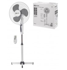 Вентилятор напольный ВП-03 "Тайфун" H1,25 м, D40 см, 40 Вт, 230 В, пульт ДУ, таймер, серый,  SQ2701-0006  TDM