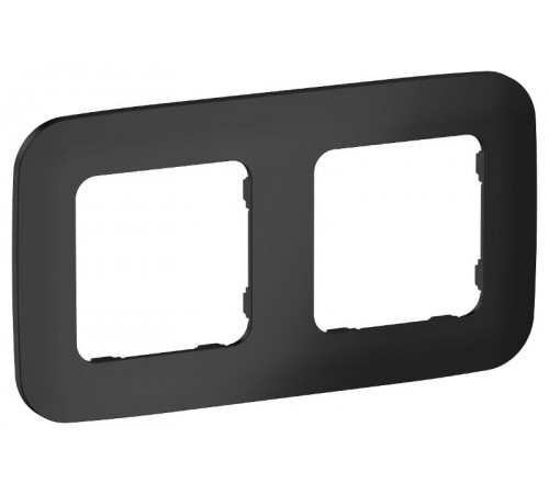 FLITE Artistic Рамка 2-ая РУ-2-А-ФлЧ черный  FI-M22-31-20-K02  IEK