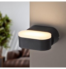 Декоративная подсветка светодиодная WL9 BK 6Вт IP 54 черный  Б0034606  ЭРА