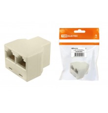 Компьютерный двойник (гнездо - 2 гнезда) 8Р-8С, инд. упаковка   SQ1809-0020  TDM