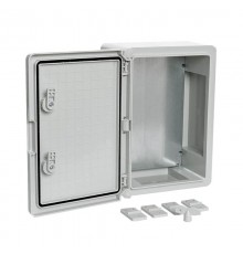 Корпус пластиковый с монтажной панелью ЩМП IP65 серая дверь 350х250х150  PR08.26481  Промрукав