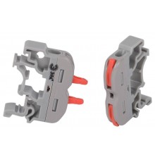 Клемма  NO-225-396 проходная на DIN-рейку 222-2411D с рычагами 1 полюс 0.08-2.5/4 мм2 (упаковка 10 шт.)  Б0067889  ЭРА