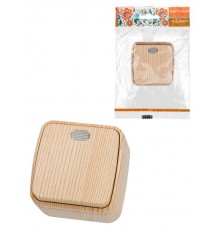 Выключатель 1-кл. открытой установки с подсветкой IP20 10А, сосна "Дача" Народная  SQ1824-0055  TDM