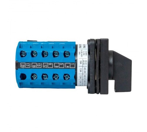 Переключатель кулачковый ПК-1-103 10А 3P "0-1-2-3" IP65  pk-1-103-10-65  EKF