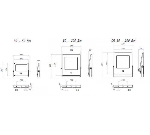 Прожектор светодиодный СДО LEADER LED 140 D75  4000K IP66  1350000850  Световые Технологии
