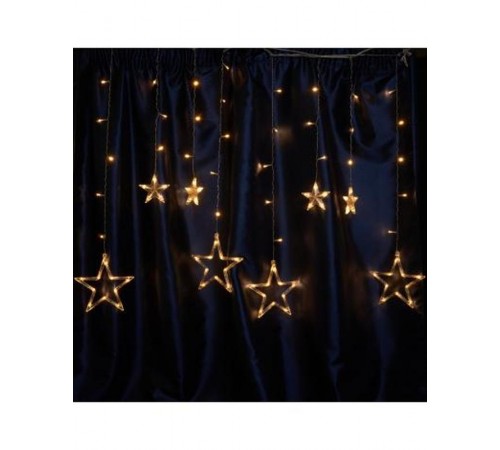 Гирлянда - бахрома 230V 138 LED длина 3м, 2700K, IP20 , сетевой шнур 3м в комплекте, CL29  48613  FERON