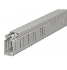 Кабель-канал перфорированный LKV 50x25x2000 мм ПВХ серый RAL7030  6178310  OBO Bettermann