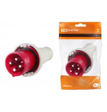 Вилка 034 3Р+РЕ 63А 380В IP54   SQ0601-0007  TDM