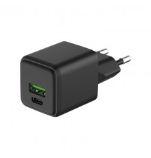 Сетевое зарядное устройство с двумя портами USB-A и Type-C, 25Вт GaN  18-2203  REXANT
