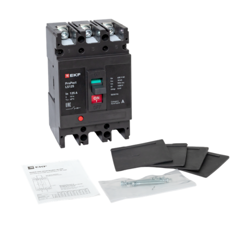 Выключатель автоматический LS125 18кА 3P 125А ProPact  mccb-125-18-3-125-ls  EKF