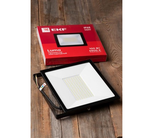 Прожектор светодиодный СДО-3006 100Вт 6500К IP65 EKF Basic  FLL-3006-100-6500  EKF