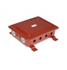 Коробка распределительная металлическая с заглушкам 345х266х107(12 отверстий: 8D25, 3D32, 1D40)IP65  zeta30382  ГОФРОМАТИК