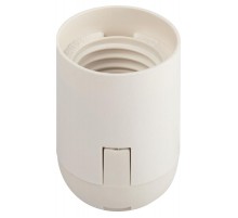 Патрон  Е27 подвесной пластик белый без наклейки групповая упаковка 50 шт  Б0069201  ЭРА