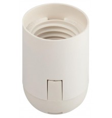 Патрон  Е27 подвесной пластик белый без наклейки групповая упаковка 50 шт  Б0069201  ЭРА