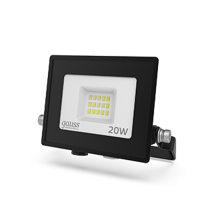 Прожектор светодиодный Elementary 20W 1320lm IP65 6500К черный ПРОМО 1/20  613100320P  Gauss