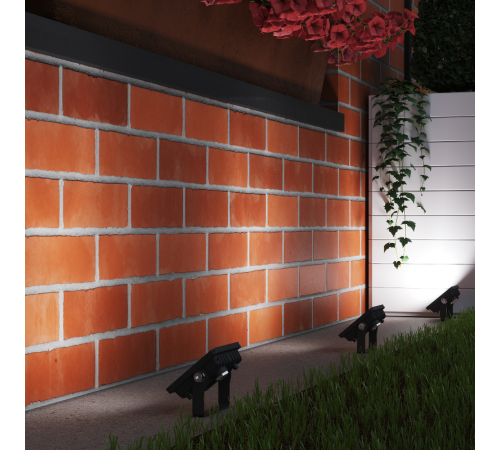 Прожектор светодиодный Elementary 20W 1320lm IP65 6500К черный ПРОМО 1/20  613100320P  Gauss