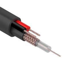 Кабель КВК-П-1,5+2x0,75 мм (Cu/Cu) черный (бухта 200 м)  01-4015  REXANT