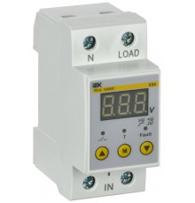 Реле напряжения РН-д однофазное 36мм 63А  IVR21-1-63  IEK