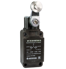 ВП 36-2516П-66 У2, рычаг со сталь.роликом, 1з+1р,полумгновенный,30х60 мм, без сальника, 3А, IP66, выключатель путевой  (ЭТ)  ET010886  Электротехник