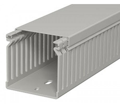 Распределительный кабельный канал LK4 60x60x2000 мм (ПВХ,серый) (LK4 60060)  6178033  OBO Bettermann