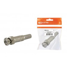 Штекер BNC под винт с пружиной металл, инд. упаковка  SQ1809-0037  TDM