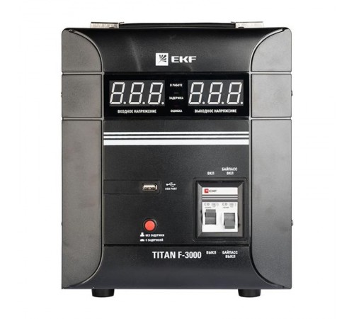 Стабилизатор напряжения напольный 3 кВт EKF PROxima  stab-f-3000  EKF