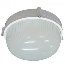 Светильник для ЖКХ под лампу НПП "Банник" 1101 Круг большой НПП 03-100-009 100Вт IP65 матовый /корпус белый  1005500930  Элетех