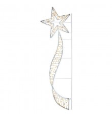 Фигура световая Хвост кометы 75х250 см, 160 LED, цвет свечения теплый белый/белый  501-536  NEON-NIGHT