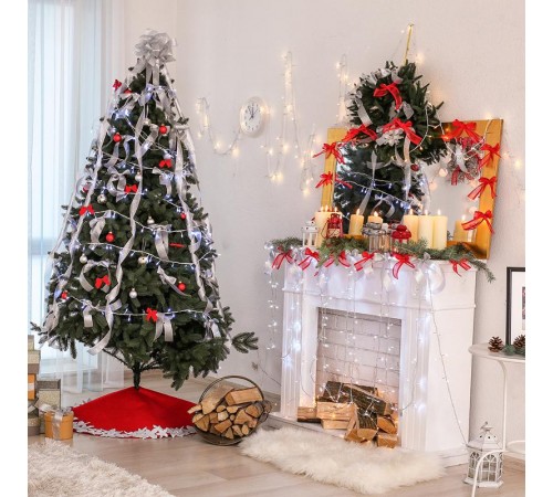 Светодиодная гирлянда ARD-STRING-HOME-5000-CLEAR-50LED-STD WHITE (230V, 3.5W)  025751  Arlight