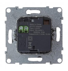 SUNO Зарядное устройство USB 2 выхода Тип С - Тип С Цвет "Алюминий"  721331  Legrand