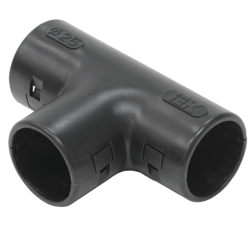 Тройник открывающийся TI25G черный (5шт/компл)   CTA10D-TIG25-K02-005  IEK