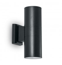 Светильник архитектурный настенный DH0702 230V без лампы 2*E27, 260*155*90 черный, ДЛЯ ЛАМП R63, G45  06294  FERON