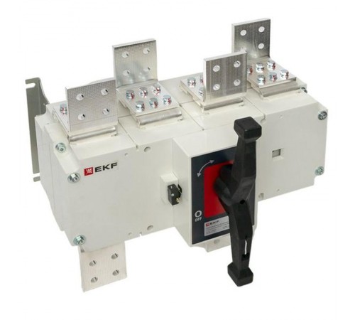 Рубильник-выключатель 2000A 4P c рукояткой управления для прямой установки PowerSwitch psds-2000-4EKF