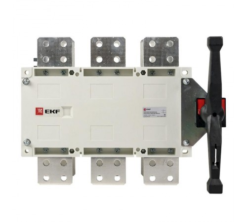 Рубильник-переключатель 1250A 4P c рукояткой управления для прямой установки PowerSwitch  pscs-1250-4  EKF