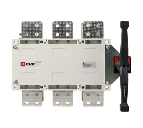 Рубильник-переключатель 1250A 4P c рукояткой управления для прямой установки PowerSwitch  pscs-1250-4  EKF