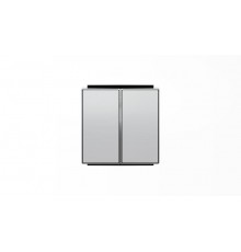 Клавиша для 2-клавишного механизма выключатель+переключатель арт.8142, серия SKY, цвет серебристый алюминий2CLA854200A1301 ABB