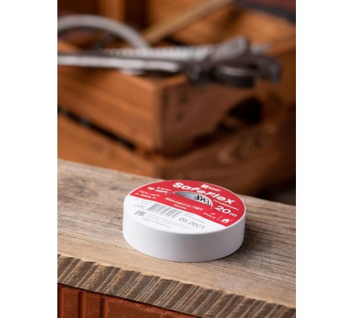 Изолента ПВХ белая 19мм 20м серии SafeFlex  plc-iz-sf-w  EKF