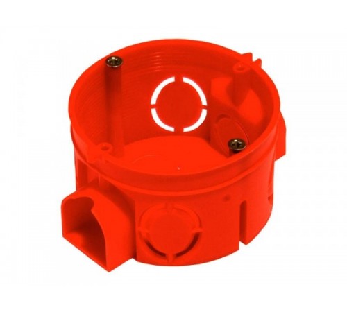 Коробка установочная 68х42 с саморезами с переходником  КУ1101  HEGEL