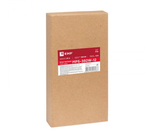 Блок питания 12В MPS-350W-12 Proxima  mps-350w-12  EKF
