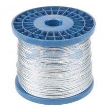 Трос стальной DIN 3055 (6x7) М3 (бобина 200 м)  09-5530  REXANT