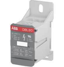 Блок DBL80 распределительный, 80А, 1 -полюсный  1SNL308010R0000  TE