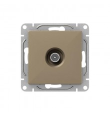 Механизм розетки TV, проходная, шампань Эпика  UP1-SOC-TV-2 EKF