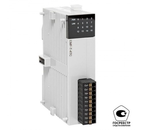 Модуль ввода термопар EMF 4 PRO-Logic (с поверкой)  EMF-T-4TC-V  EKF