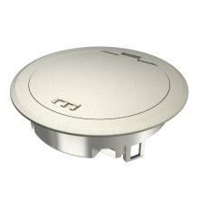 Лючок GES R2 40х140 мм (для монтажных оснований, никелир.) (GES R2 Ni)  7408850  OBO Bettermann