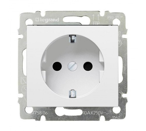 Valena DIY Белый Розетка 1-ая с/з  694280  Legrand