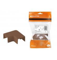 Поворот на 90 гр. КМП 20x10 бук (4 шт./комп.)  SQ0411-0342  TDM